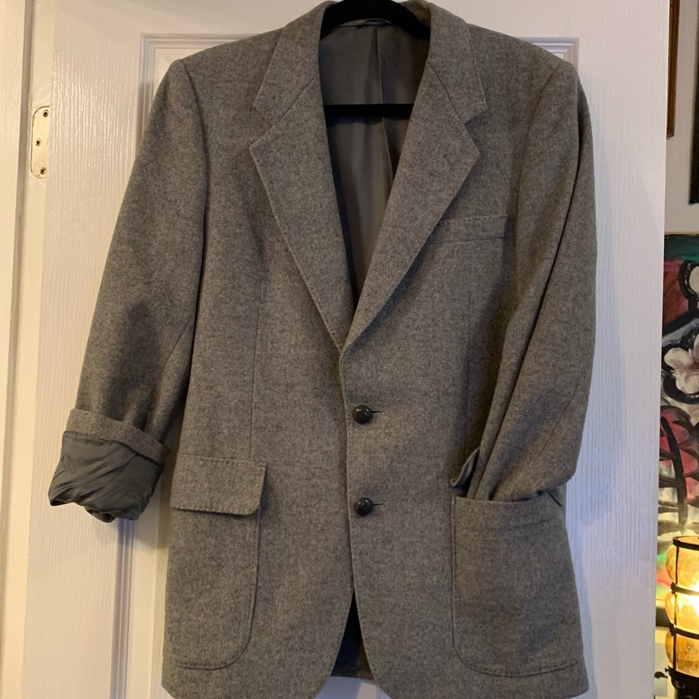 Vintage camel hair blazer